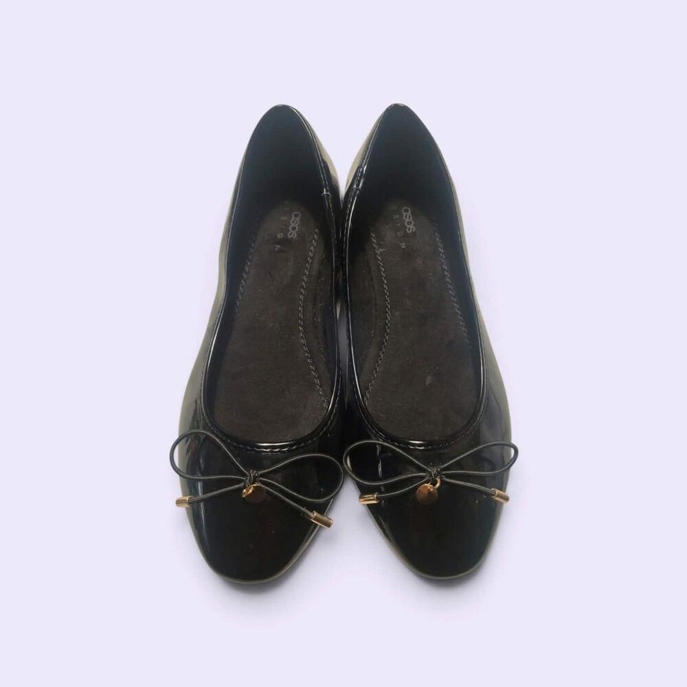 ASOS Patented leather flats size 7